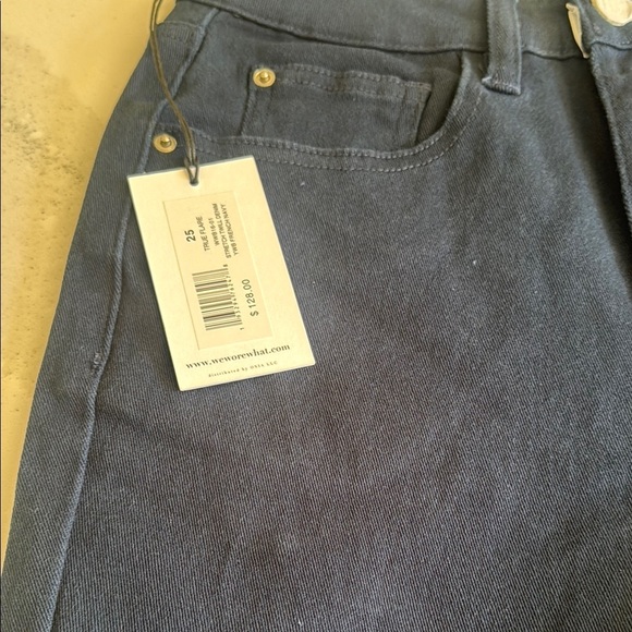 WeWoreWhat Blue Flare Wide Leg Jeans - Picture 7 of 12